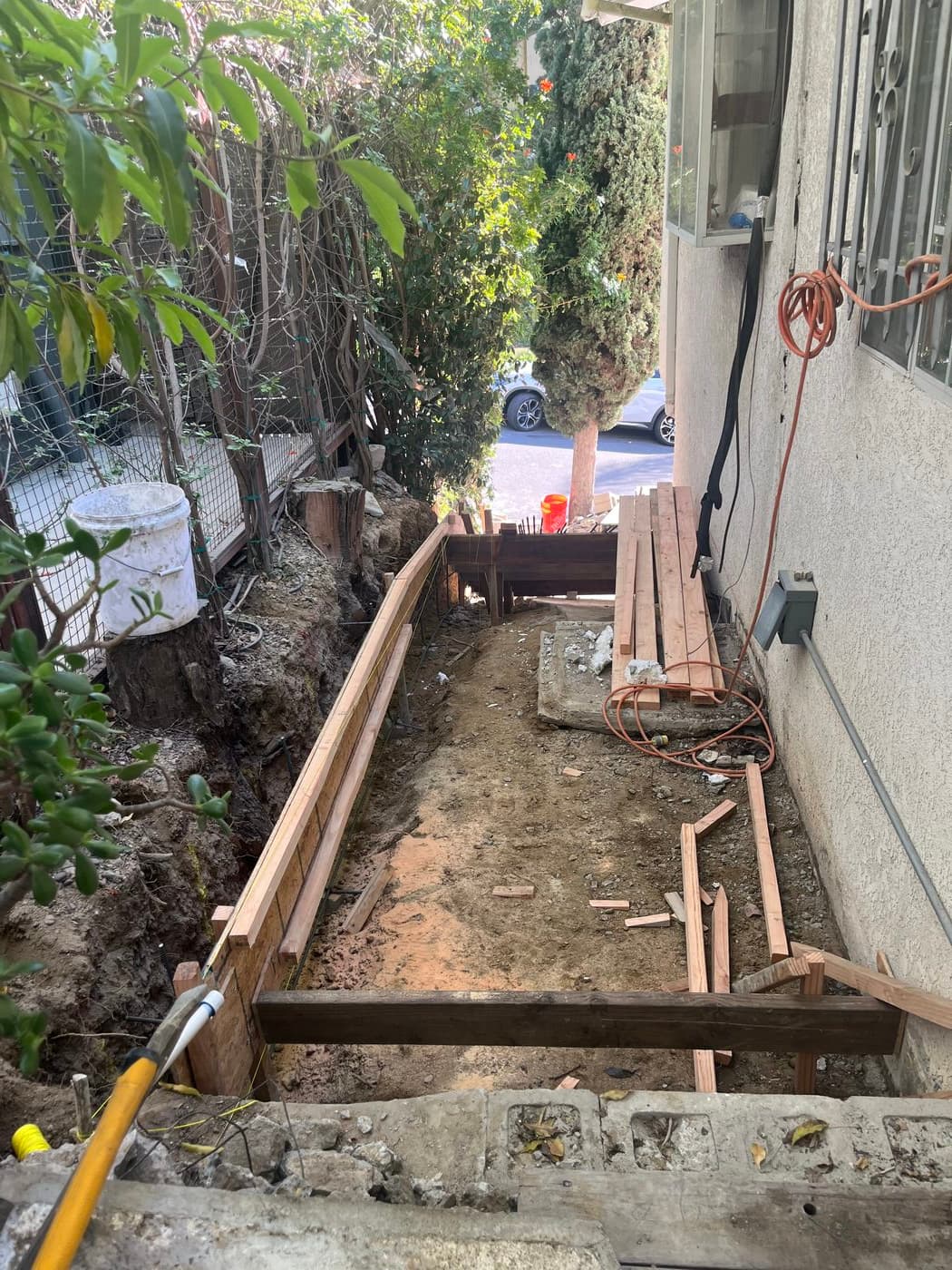 West Hollywood concrete project 1